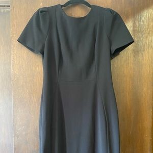 Calvin Klein, Black, Size 8, Short Sleeve Dress
